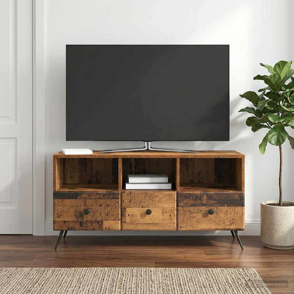 TV-kaappi Vanha puu 102 x 34,5 x 50 cm Tekninen puu