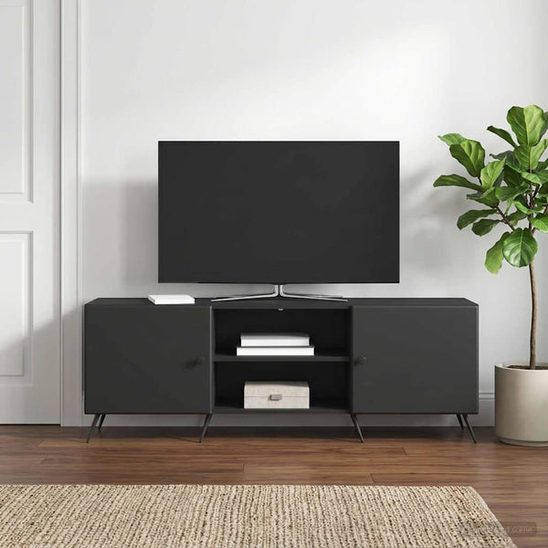TV-kaappi 150 x 31 x 50 cm Musta Tekninen puu
