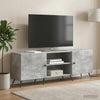 TV-kaappi 150 x 31 x 50 cm Betoninharmaa Tekninen puu