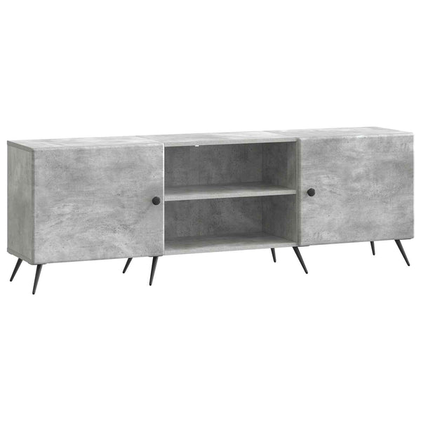 TV-kaappi 150 x 31 x 50 cm Betoninharmaa Tekninen puu