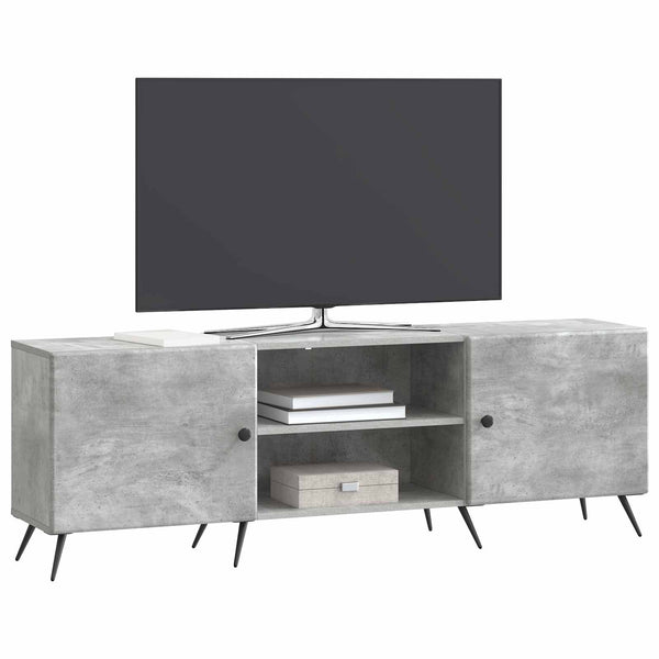 TV-kaappi 150 x 31 x 50 cm Betoninharmaa Tekninen puu