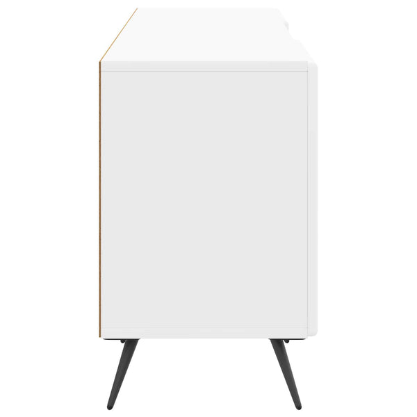TV-kaappi 150 x 31 x 50 cm Korkeakiiltoinen valkoinen