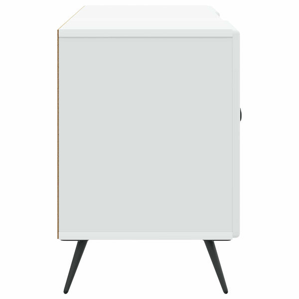 TV-kaappi valkoinen 102 x 34,5 x 50 cm Tekninen puu