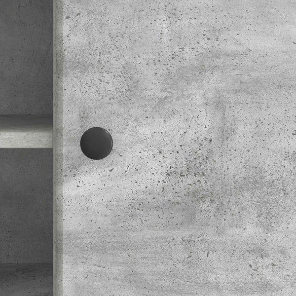 TV-kaappi 102 x 34,5 x 50 cm Betoninharmaa Tekninen puu