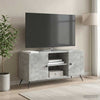 TV-kaappi 102 x 34,5 x 50 cm Betoninharmaa Tekninen puu