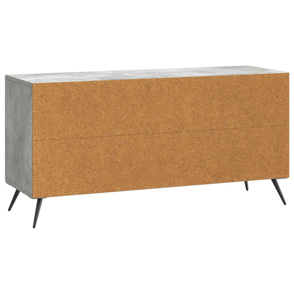 TV-kaappi 102 x 34,5 x 50 cm Betoninharmaa Tekninen puu