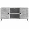 TV-kaappi 102 x 34,5 x 50 cm Betoninharmaa Tekninen puu