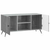 TV-kaappi 102 x 34,5 x 50 cm Harmaa sonoma Tekninen puu