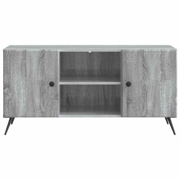 TV-kaappi 102 x 34,5 x 50 cm Harmaa sonoma Tekninen puu