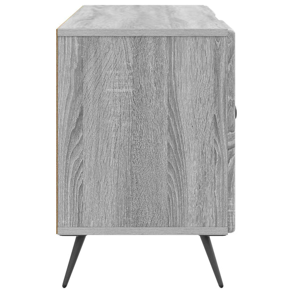 TV-kaappi 102 x 34,5 x 50 cm Harmaa sonoma Tekninen puu