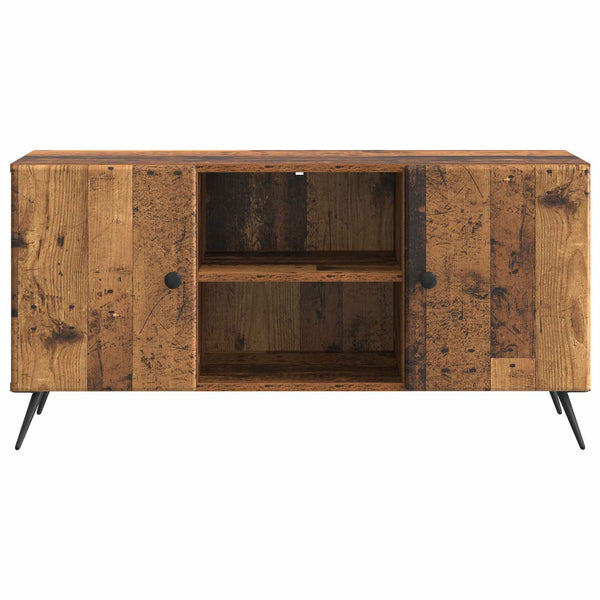 TV-kaappi 102 x 34,5 x 50 cm Vanha puu Tekninen puu