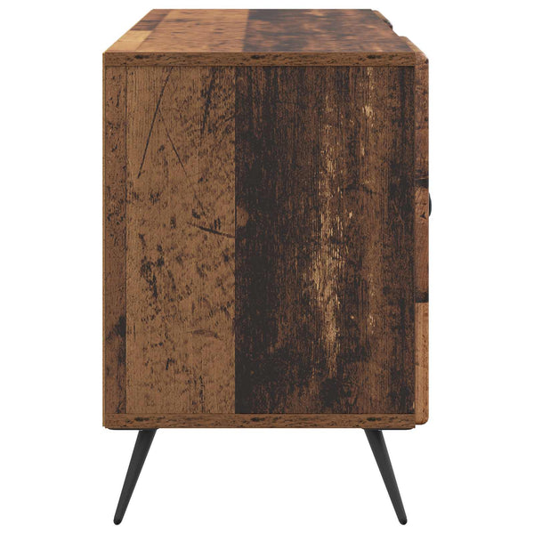 TV-kaappi 102 x 34,5 x 50 cm Vanha puu Tekninen puu