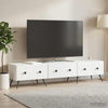 TV-kaappi valkoinen 147 x 34,5 x 30 cm Tekninen puu