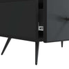 TV-kaappi laatikon kanssa Musta 147 x 34,5 x 30 cm Tekninen puu