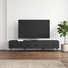 TV-kaappi laatikon kanssa Musta 147 x 34,5 x 30 cm Tekninen puu
