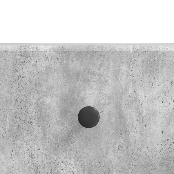 TV-kaappi Betoninharmaa 147 x 34,5 x 30 cm Tekninen puu