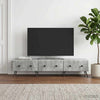 TV-kaappi Betoninharmaa 147 x 34,5 x 30 cm Tekninen puu