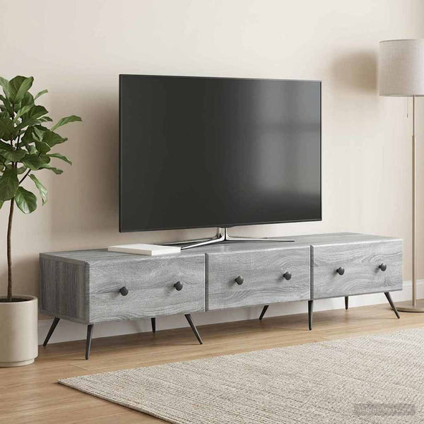 TV-kaappi Harmaa sonoma 147 x 34,5 x 30 cm Tekninen puu