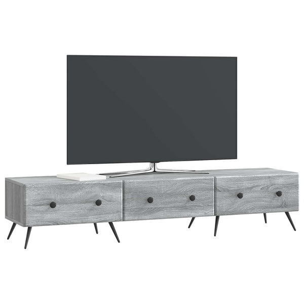 TV-kaappi Harmaa sonoma 147 x 34,5 x 30 cm Tekninen puu