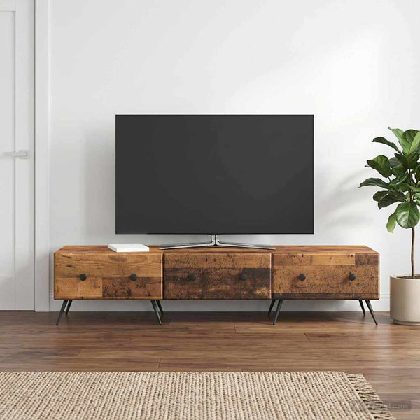 TV-kaappi Vanha puu 147 x 34,5 x 30 cm Tekninen puu