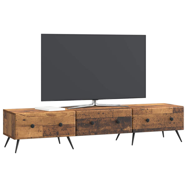 TV-kaappi Vanha puu 147 x 34,5 x 30 cm Tekninen puu