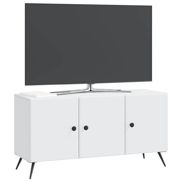 TV-kaappi valkoinen 99 x 34,5 x 50 cm Tekninen puu