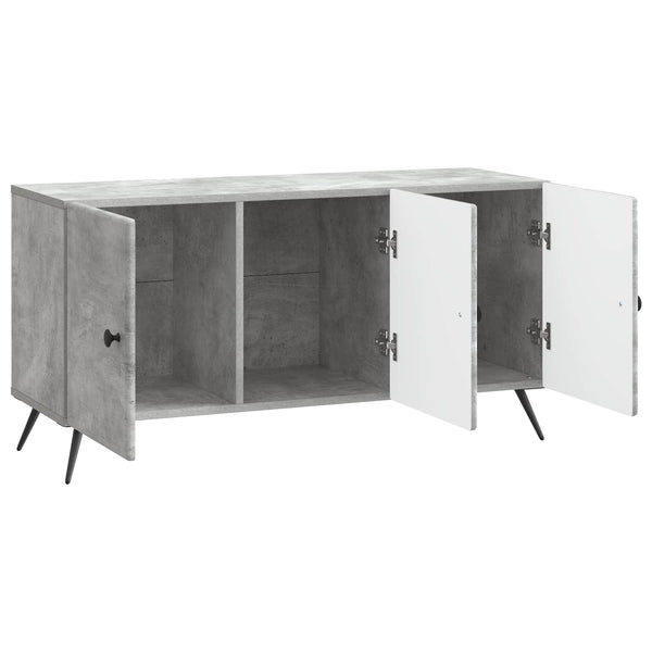 TV-kaappi Betoninharmaa 99 x 34,5 x 50 cm Tekninen puu