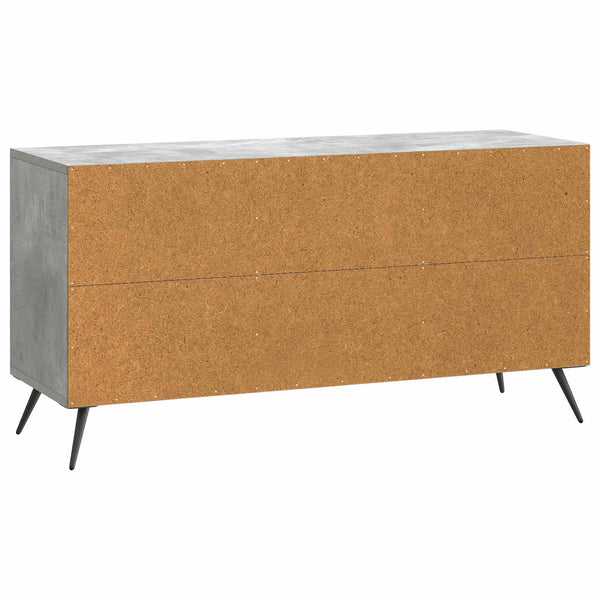 TV-kaappi Betoninharmaa 99 x 34,5 x 50 cm Tekninen puu