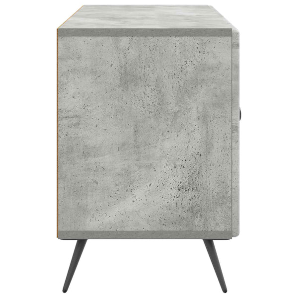 TV-kaappi Betoninharmaa 99 x 34,5 x 50 cm Tekninen puu