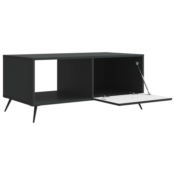 Sohvapöytä Musta 90 x 50 x 40 cm Tekninen puu