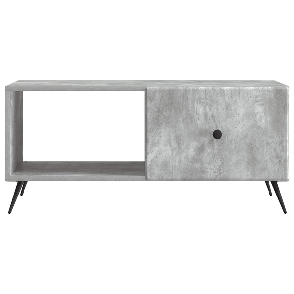 Sohvapöytä Betoninharmaa 90 x 50 x 40 cm Tekninen puu