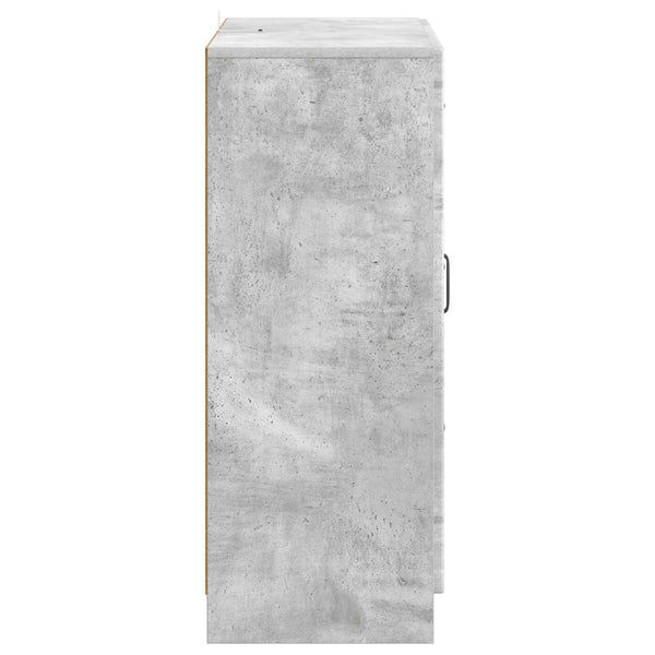 Sivupöytä Betoninharmaa 66 x 34,5 x 87 cm Tekninen puu