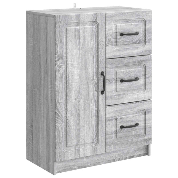 Sivupöytä Harmaa sonoma 66 x 34,5 x 87 cm Tekninen puu