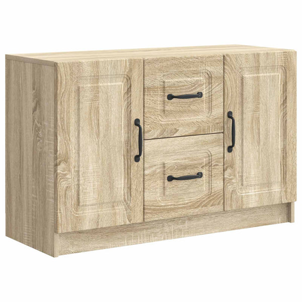 Sivupöytä Sonoma-tammi 89 x 34,5 x 57 cm Tekninen puu