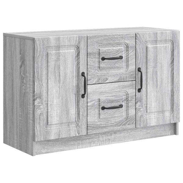 Sivupöytä Harmaa sonoma 89 x 34,5 x 57 cm Tekninen puu