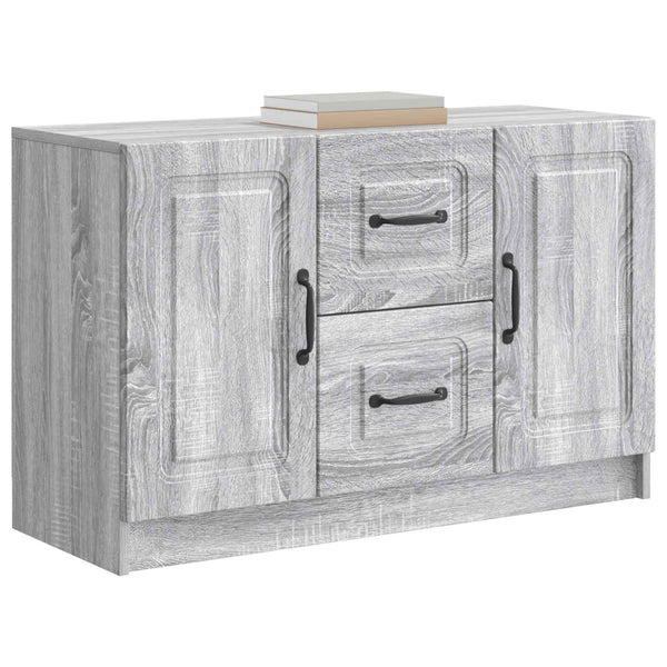 Sivupöytä Harmaa sonoma 89 x 34,5 x 57 cm Tekninen puu