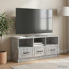 TV-kaappi Betoninharmaa 102 x 34,5 x 47 cm Tekninen puu