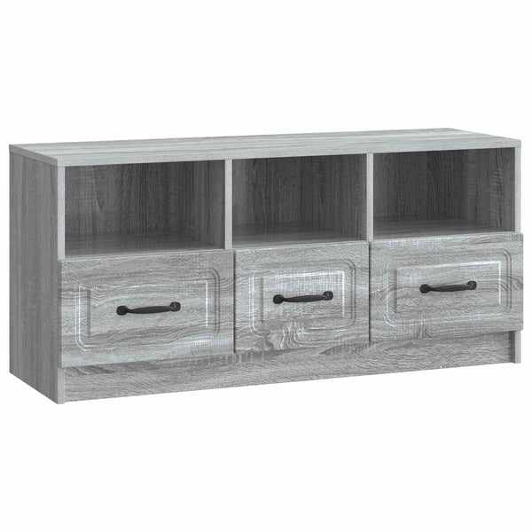 TV-kaappi Harmaa sonoma 102 x 34,5 x 47 cm Tekninen puu