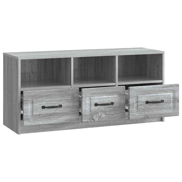 TV-kaappi Harmaa sonoma 102 x 34,5 x 47 cm Tekninen puu