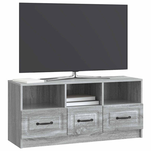 TV-kaappi Harmaa sonoma 102 x 34,5 x 47 cm Tekninen puu