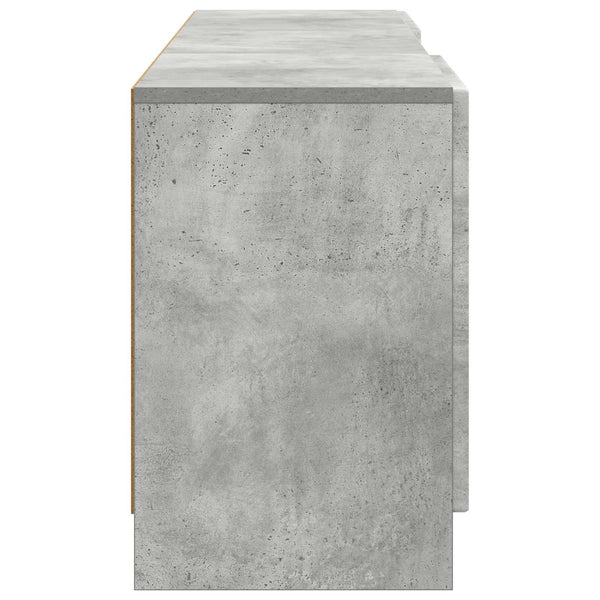 TV-kaappi Betoninharmaa 150 x 31 x 47 cm Tekninen puu