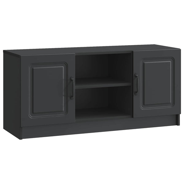 TV-kaappi Musta 102 x 34,5 x 47 cm Tekninen puu