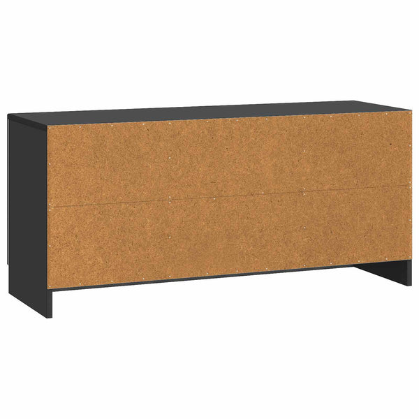 TV-kaappi Musta 102 x 34,5 x 47 cm Tekninen puu