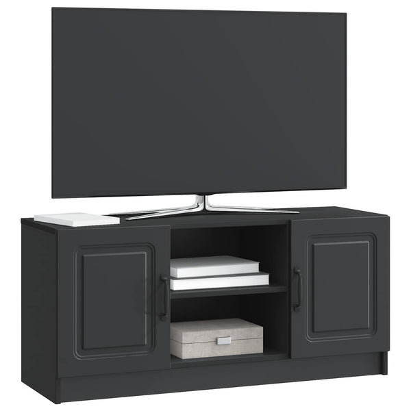 TV-kaappi Musta 102 x 34,5 x 47 cm Tekninen puu