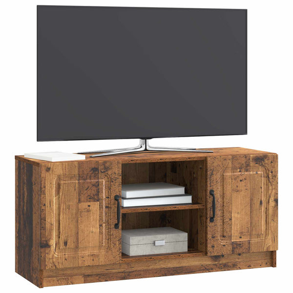 TV-kaappi Vanha puu 102 x 34,5 x 47 cm Tekninen puu
