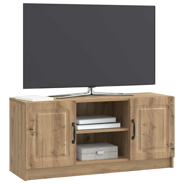 TV-kaappi 102 x 34,5 x 47 cm Artisaanitammi Tekninen puu