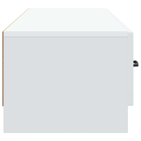 TV-kaappi valkoinen 147 x 34,5 x 27 cm Tekninen puu