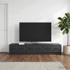 TV-kaappi 147 x 34,5 x 27 cm Musta Tekninen puu