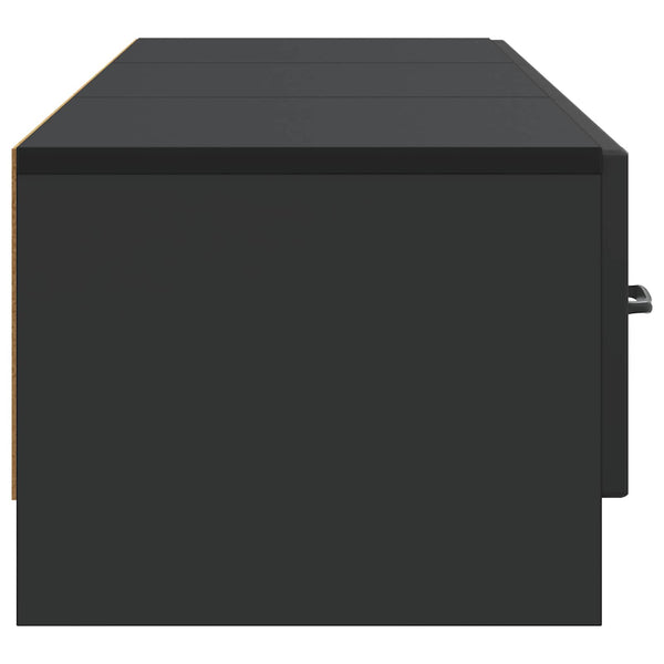 TV-kaappi 147 x 34,5 x 27 cm Musta Tekninen puu