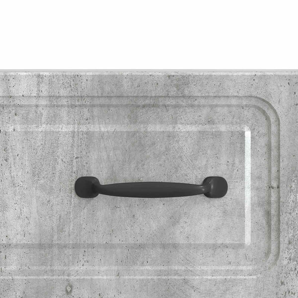 TV-kaappi 147 x 34,5 x 27 cm Betoninharmaa Tekninen puu